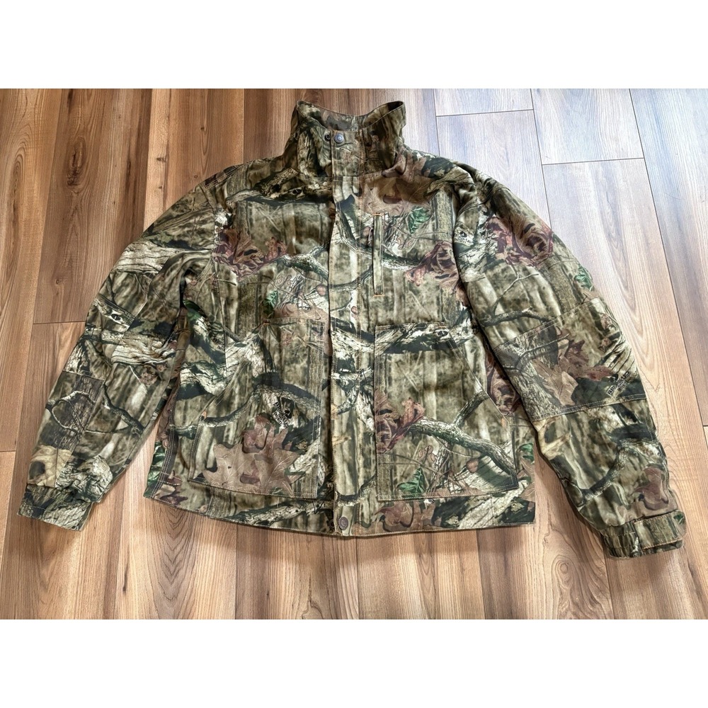 Red Head Silent Hide All Season‎ Jacket Men's Sz Large Camo Removable Vest